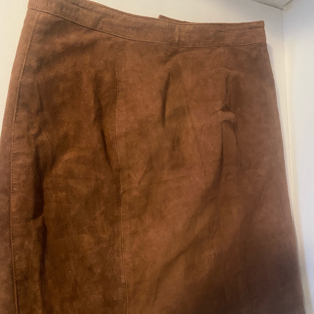 Vintage Suede Skirt